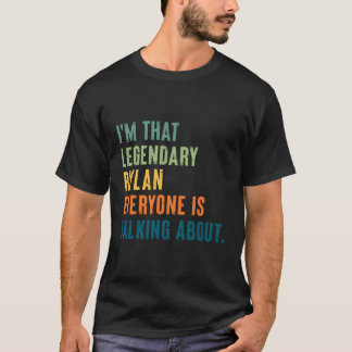 Legendarische Rylan gepersonaliseerde naam T-shirt