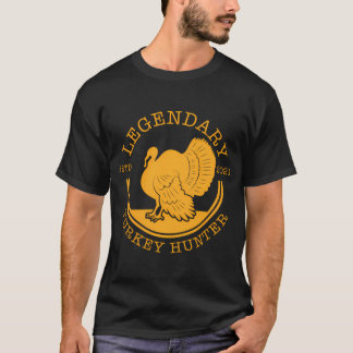 Legendarische Turkije Jager - Fun Turkije Jacht T-shirt
