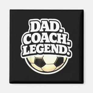 Legendarische vader coach grappige voetbal vader magneet