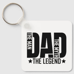 Legendarische vader man sleutelhanger