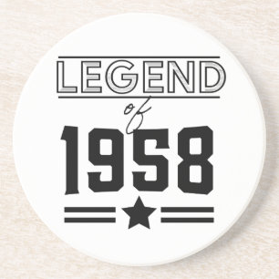Legendarische vintage uit 1958 zandsteen onderzetter
