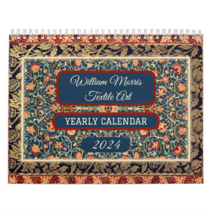 Legendarische William Morris Textiel Design Kalender