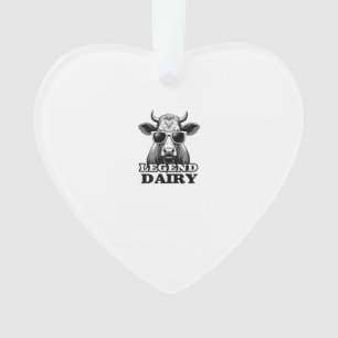 Legendarische Zuivel Grappige Boer Koeboer Pun Gra Ornament