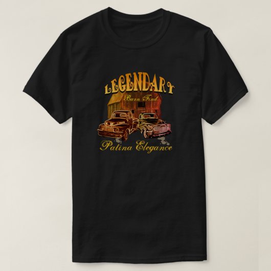 Legendary Barn Find Patina Elegance - T-shirt (Design voorkant)