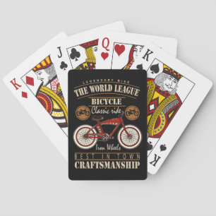 Legendary Bike Bicycle Classic Ride Pokerkaarten