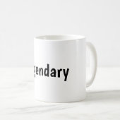 Legendary Coffee Mok (Voorkant rechts)