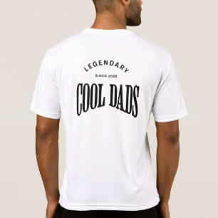 Legendary Cool Dads – Krachtig Typografie Ontwerp T-shirt