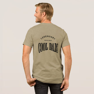 Legendary Cool Dads – Vet Gedurfd Typografie Desig Tri-Blend Shirt