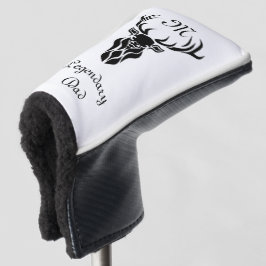 Legendary Dad Buck Silhouette Golf Head Hoesje Golfheadcover