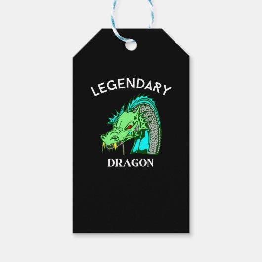 Legendary Dragon Cadeaulabel (Voorkant)