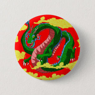 Legendary Dragon Ronde Button 5,7 Cm