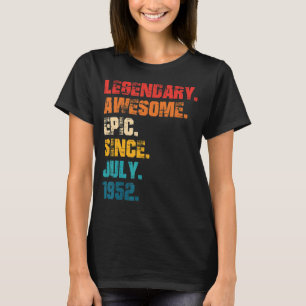 Legendary Geweldige epic from Juli 1952 Retro Styl T-shirt