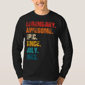 Legendary Geweldige epic from Juli 1963 Retro Styl T-shirt