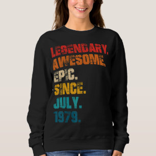 Legendary Geweldige epic from Juli 1979 Retro Styl Trui