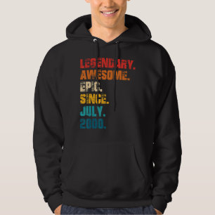 Legendary Geweldige EPIC sinds juli 2000 Retrostij Hoodie
