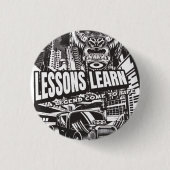LEGENDARY GORILLA LESSONS LEARN BUTTON  (Voorkant)