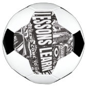 LEGENDARY GORILLA LESSONS LEARN SOCCER BALL VOETBAL (Gedraaid)