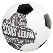 LEGENDARY GORILLA LESSONS LEARN SOCCER BALL VOETBAL (Drie kwart)