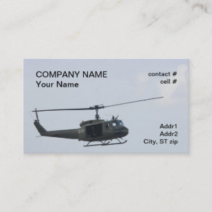 Legendary huey helikopter visitekaartje