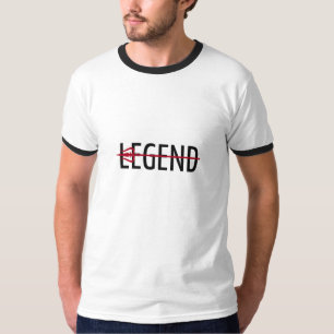 Legendary Legende t-shirt” drietand ontwerp tee T-shirt