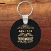 Legendary Man Born January 2003 23rd Birthday  Sleutelhanger (Voorkant)