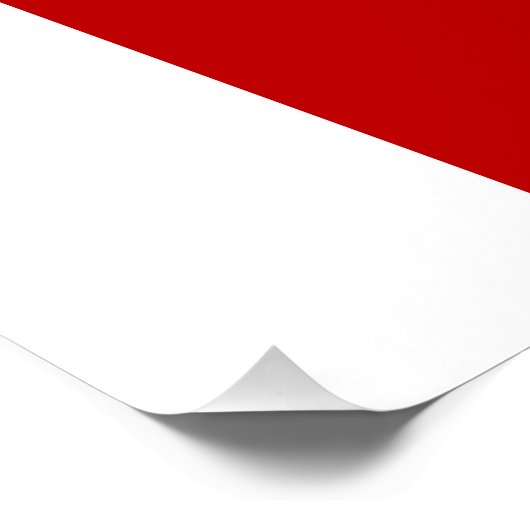 Legendary No. 14 in rood en wit Perfect Poster (Hoek)