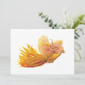 Legendary Phoenix Bird Kaart (Staand voorkant)