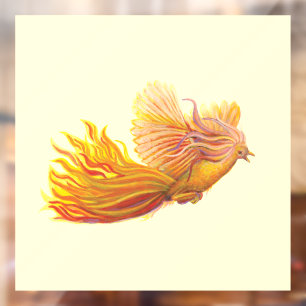 Legendary Phoenix Bird Raamsticker