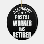 Legendary Postal Worker heeft zijn pensioen Keramisch Ornament (Links)