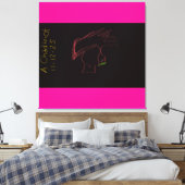 Legendary Rockstar Canvas Afdruk (Insitu (Slaapkamer))