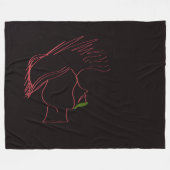 Legendary Rockstar Fleece Blanket Deken (Voorkant (Horizontaal))