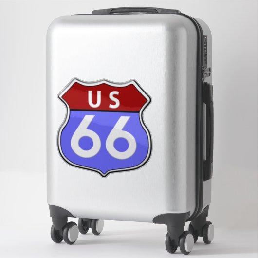 Legendary Route 66 Road Sign Sticker (Koffer)