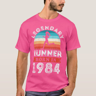 Legendary Runner geboren 1984 40ste verjaardag ges T-shirt
