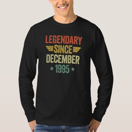 Legendary Since December 1995 T-shirt (Voorkant)