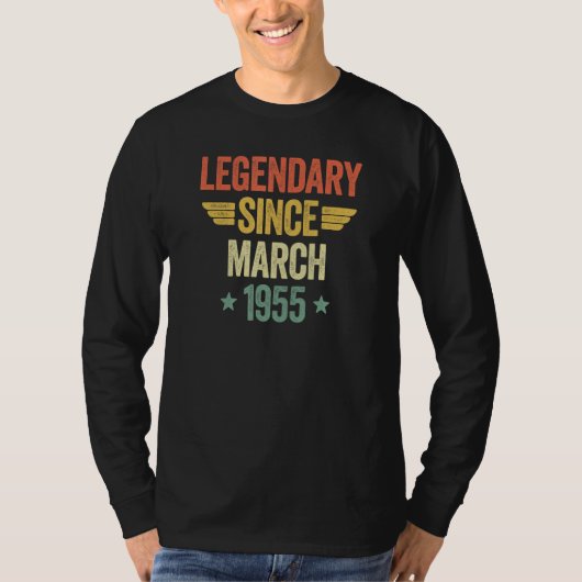Legendary Since March 1955 T-shirt (Voorkant)