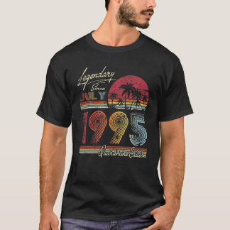 Legendary sinds juli 1995 26e quarantaine Bithday T-shirt