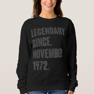 Legendary sinds november 1972 50 jaar oud 50ste po trui