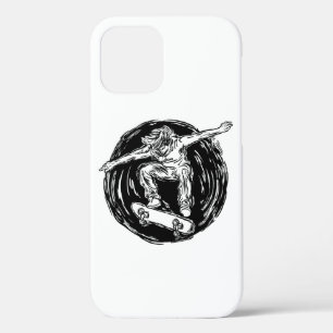 Legendary Skater Doing Mid-Air Skateboarden iPhone 12 Hoesje