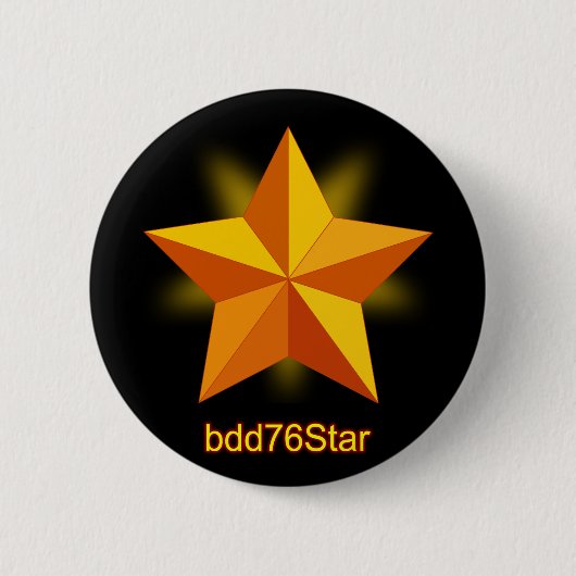 Legendary Star bdd76Star Emoticon Badge Ronde Button 5,7 Cm (Voorkant)