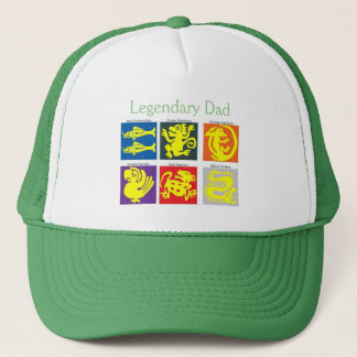Legendary Trucker Hat in Green Pet
