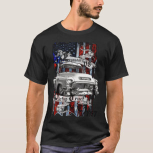 Legendary V8 Pickup Truck CJ 1957 T-shirt