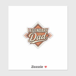 Legendary Vader Vintage Gravure Shirt Ontwerp (2)_ Sticker