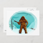 Legendary Yeti Bigfoot Big Foot Gifts Briefkaart P (Voorkant / Achterkant)