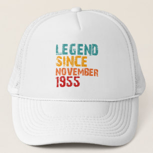 Legende 1955 70e verjaardagscadeaus voor mannen vr trucker pet