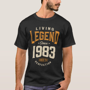 Legende 1983 Verjaardag 40 jaar oud T-shirt