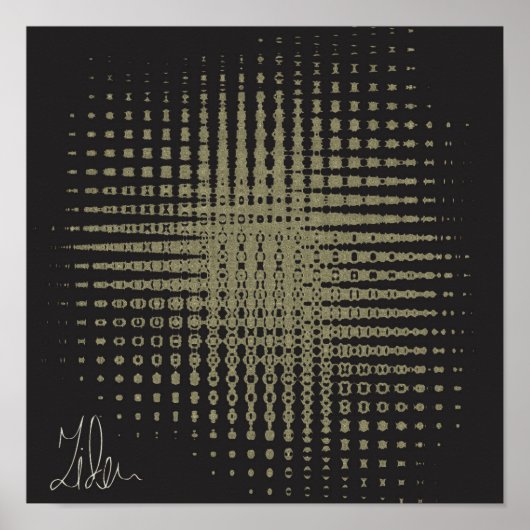 Légende - affiche d'art Abstraite (Devant)