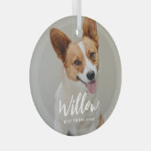 Légende bien-aimée Ornement photo personnalisé (Avant droite)