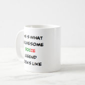 légende de bocce, énorme tasse de café (Devant gauche)