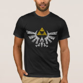 Légende de la zelda Hylian crête raglan tshirt (Devant)