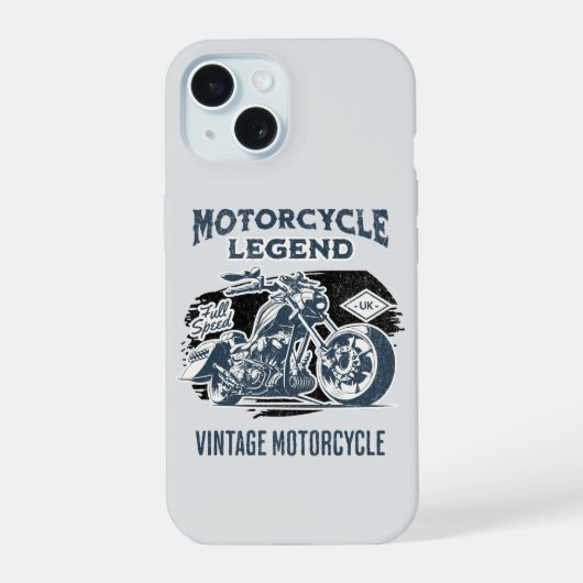 Légende de moto Vintage Rétro (Verso)